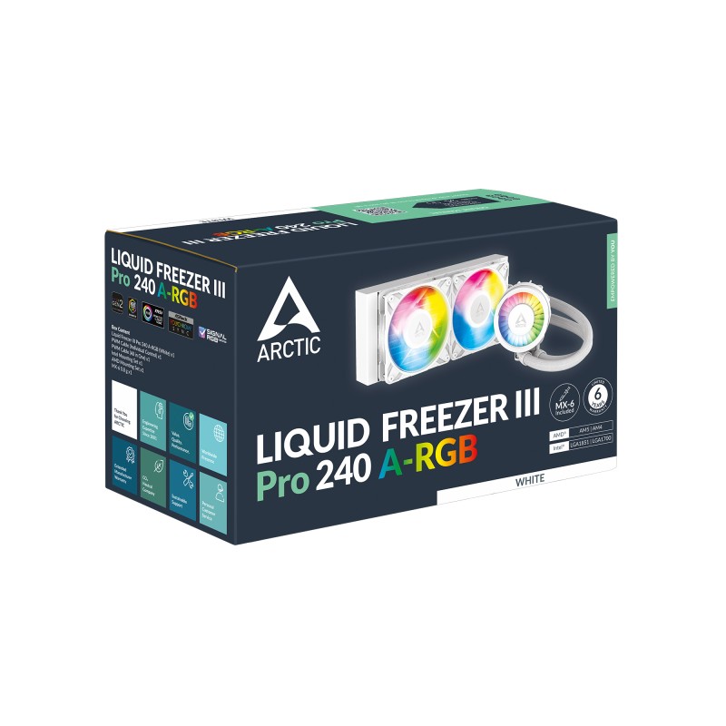 Arctic Liquid Freezer III PRO 240 A-RGB WHITE Arctic Liquid Freezer III PRO 240 A-RGB WHITE