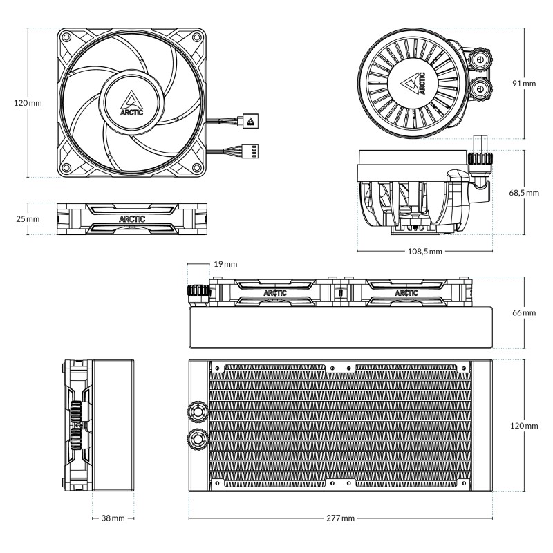 Arctic Liquid Freezer III PRO 240 Arctic Liquid Freezer III PRO 240