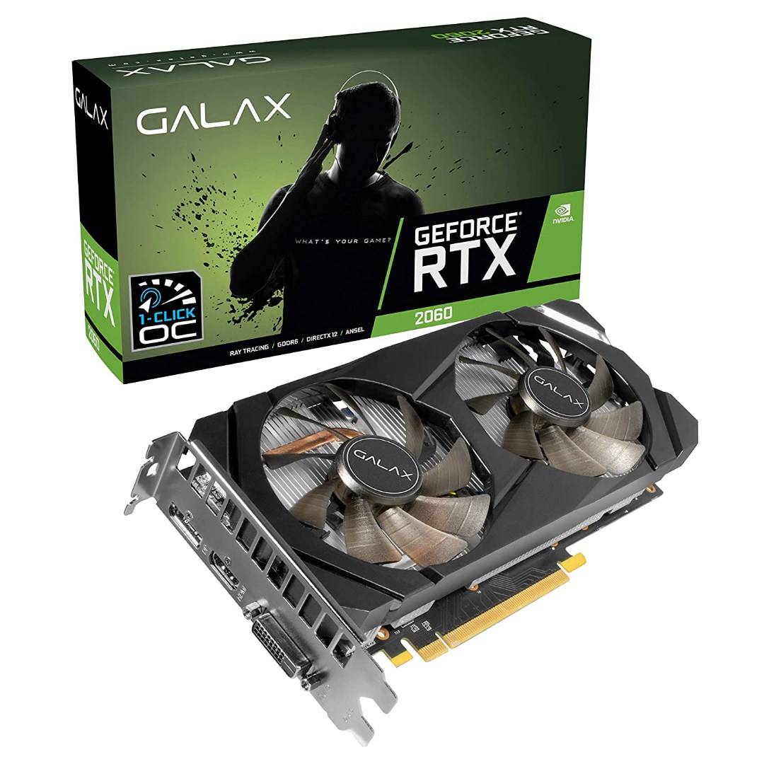 GALAX GeForce® RTX 2060 (1-Click OC) 6GB GDDR6 -