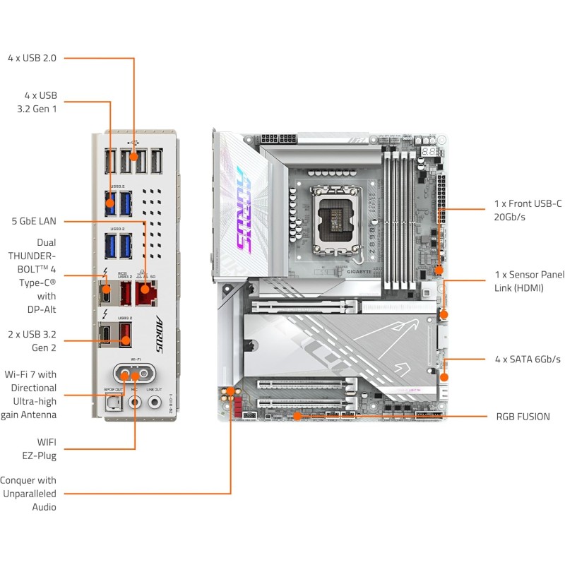 GIGABYTE Z890 AORUS PRO ICE GIGABYTE Z890 AORUS PRO ICE