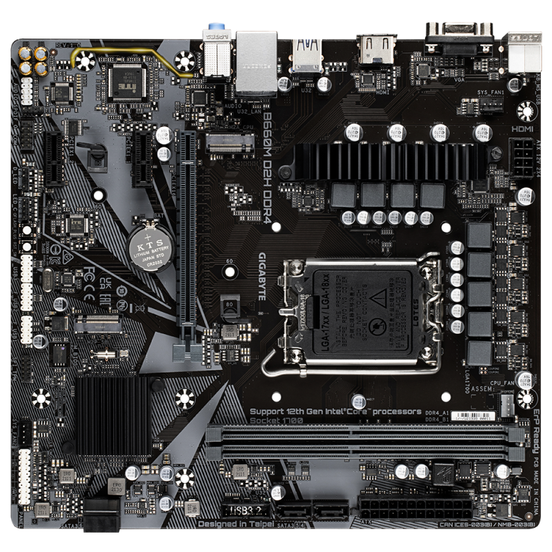 GIGABYTE B660M D2H DDR4 