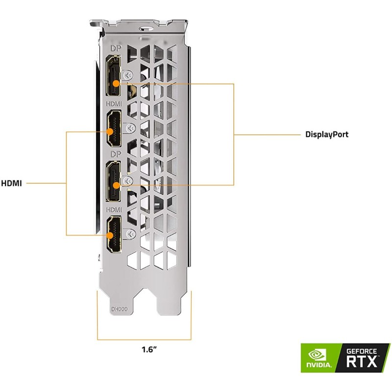 GIGABYTE GeForce RTX 3060 Vision OC 12G (REV2.0) Graphics Card, 3X WINDFORCE Fans, 12GB 192-bit GDDR6, GV-N3060VISION OC-12GD REV2.0 Video Card GIGABYTE GeForce RTX 3060 Vision OC 12G (REV2.0) Graphics Card, 3X WINDFORCE Fans, 12GB 192-bit GDDR6, GV-N3060VISION OC-12GD REV2.0 Video Card