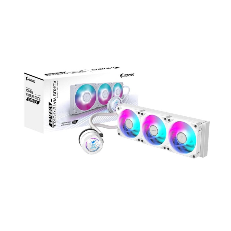 AORUS WATERFORCE II 360 ICE Liquid CPU Cooler 360mm AORUS WATERFORCE II 360 ICE Liquid CPU Cooler 360mm