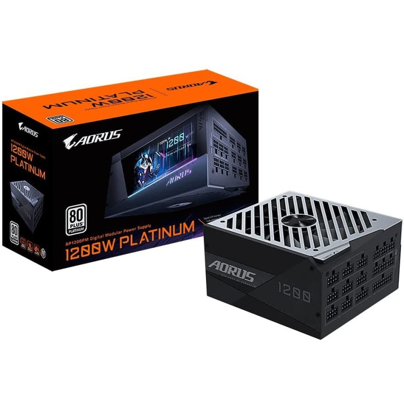 GIGABYTE AORUS AP1200PM 1200W 80 Plus Platinum ATX Modular GIGABYTE AORUS AP1200PM 1200W 80 Plus Platinum ATX Modular