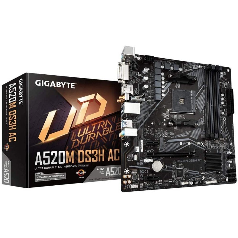 Gigabyte A520M DS3H AC Gigabyte A520M DS3H AC