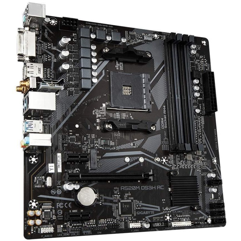 Gigabyte A520M DS3H AC Gigabyte A520M DS3H AC