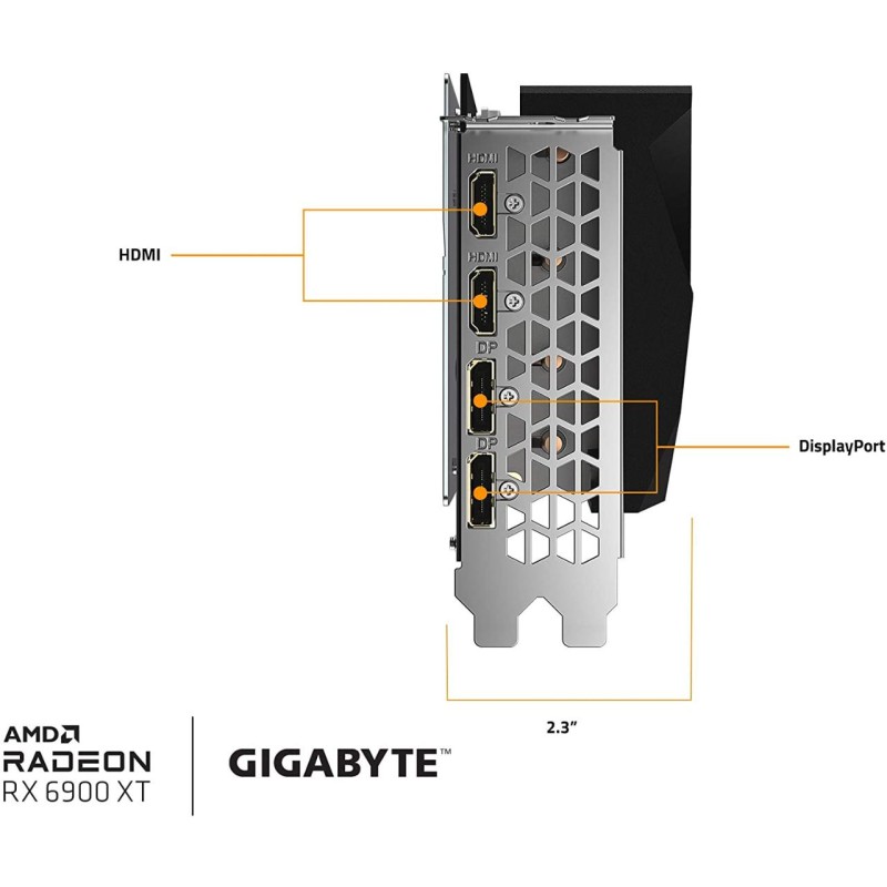 GIGABYTE Radeon RX 6900 XT Gaming OC 16G Graphics Card, WINDFORCE 3X Cooling System, 16GB 256-bit GDDR6 GIGABYTE Radeon RX 6900 XT Gaming OC 16G Graphics Card, WINDFORCE 3X Cooling System, 16GB 256-bit GDDR6