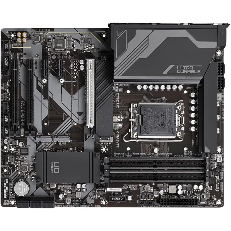 GIGABYTE Z790 UD DDR4 INTEL 13TH & 14TH GEN LGA 1700 ATX MOTHERBOARD GIGABYTE Z790 UD DDR4 INTEL 13TH & 14TH GEN LGA 1700 ATX MOTHERBOARD