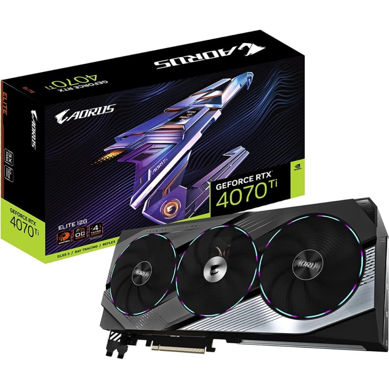 Gigabyte AORUS GeForce RTX 4070 Ti Elite 12G Gigabyte AORUS GeForce RTX 4070 Ti Elite 12G