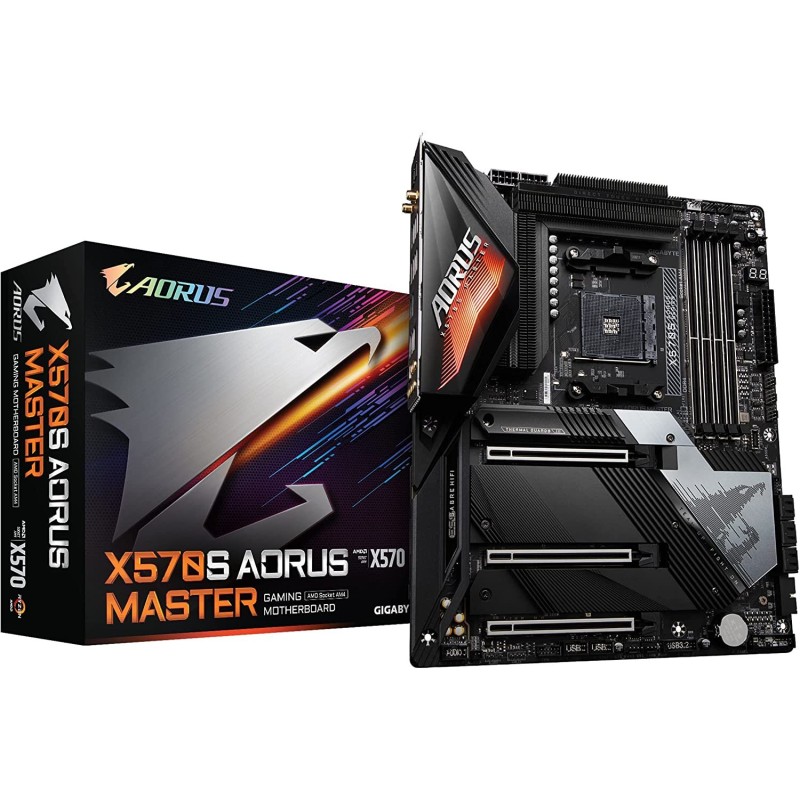 GIGABYTE X570S AORUS Master (AMD/ X570S/ Ryzen 5000/ ATX/PCIe 4.0/ SATA 20Gb/s/USB 3.2/ Motherboard) GIGABYTE X570S AORUS Master (AMD/ X570S/ Ryzen 5000/ ATX/PCIe 4.0/ SATA 20Gb/s/USB 3.2/ Motherboard)