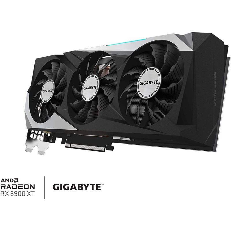 GIGABYTE Radeon RX 6900 XT Gaming OC 16G Graphics Card, WINDFORCE 3X Cooling System, 16GB 256-bit GDDR6 GIGABYTE Radeon RX 6900 XT Gaming OC 16G Graphics Card, WINDFORCE 3X Cooling System, 16GB 256-bit GDDR6
