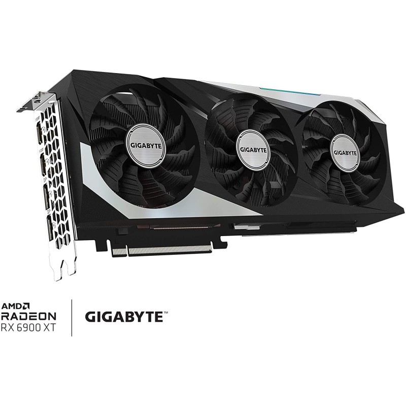 GIGABYTE Radeon RX 6900 XT Gaming OC 16G Graphics Card, WINDFORCE 3X Cooling System, 16GB 256-bit GDDR6 GIGABYTE Radeon RX 6900 XT Gaming OC 16G Graphics Card, WINDFORCE 3X Cooling System, 16GB 256-bit GDDR6