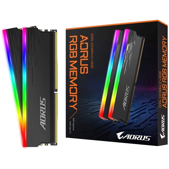 AORUS GP-ARS16G33 (RGB/ 16GB RAM Memory Kit/ 16GB (2x8GB)/ 3333MHz