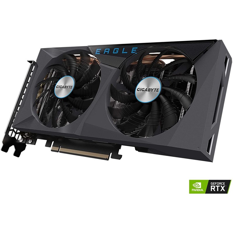 GIGABYTE GeForce RTX 3060 Ti Eagle 8G Graphics Card, 2X WINDFORCE Fans, 8GB 256-Bit GDDR6 GIGABYTE GeForce RTX 3060 Ti Eagle 8G Graphics Card, 2X WINDFORCE Fans, 8GB 256-Bit GDDR6