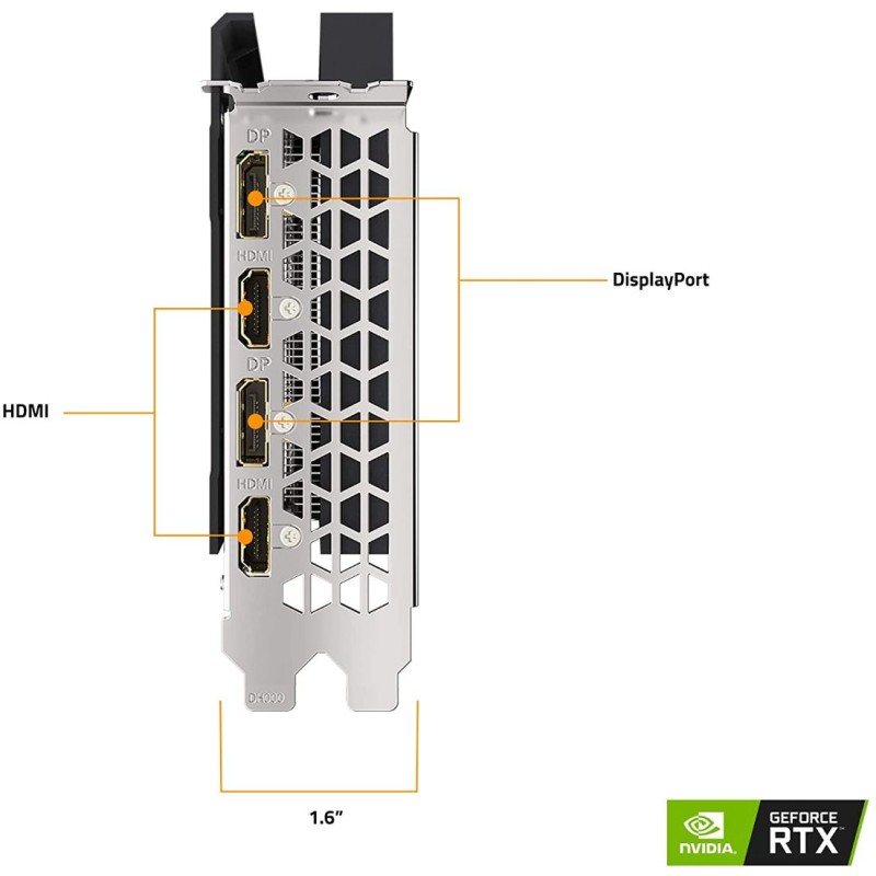 GIGABYTE GeForce RTX 3060 Ti Eagle 8G Graphics Card, 2X WINDFORCE Fans, 8GB 256-Bit GDDR6 GIGABYTE GeForce RTX 3060 Ti Eagle 8G Graphics Card, 2X WINDFORCE Fans, 8GB 256-Bit GDDR6