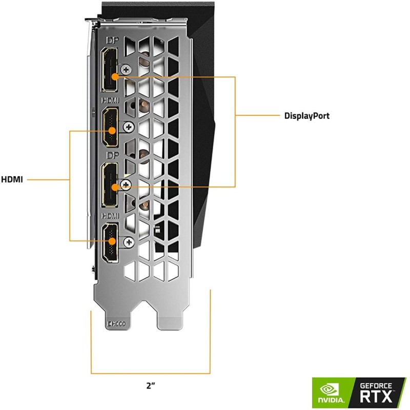 GIGABYTE GeForce RTX 3060 Ti GAMING OC 8G Graphics Card, 3x WINDFORCE GIGABYTE GeForce RTX 3060 Ti GAMING OC 8G Graphics Card, 3x WINDFORCE