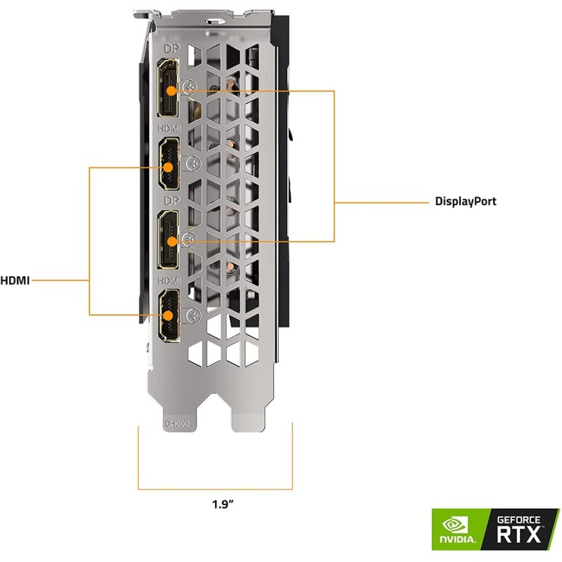 GIGABYTE GeForce RTX 3070 Ti Eagle OC 8G Graphics Card, WINDFORCE 3X Cooling System, 8GB 256-bit GDDR6X GIGABYTE GeForce RTX 3070 Ti Eagle OC 8G Graphics Card, WINDFORCE 3X Cooling System, 8GB 256-bit GDDR6X