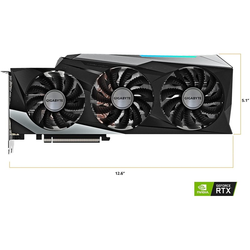GIGABYTE GeForce RTX 3080 Ti Gaming OC 12G Graphics Card, 3X WINDFORCE Fans, 12GB 384-Bit GDDR6X, GV-N308TGAMING OC-12GD Video Card GIGABYTE GeForce RTX 3080 Ti Gaming OC 12G Graphics Card, 3X WINDFORCE Fans, 12GB 384-Bit GDDR6X, GV-N308TGAMING OC-12GD Video Card
