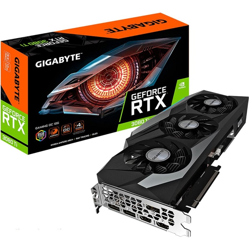GIGABYTE GeForce RTX 3080 Ti Gaming OC 12G Graphics Card, 3X WINDFORCE Fans, 12GB 384-Bit GDDR6X, GV-N308TGAMING OC-12GD Video Card GIGABYTE GeForce RTX 3080 Ti Gaming OC 12G Graphics Card, 3X WINDFORCE Fans, 12GB 384-Bit GDDR6X, GV-N308TGAMING OC-12GD Video Card