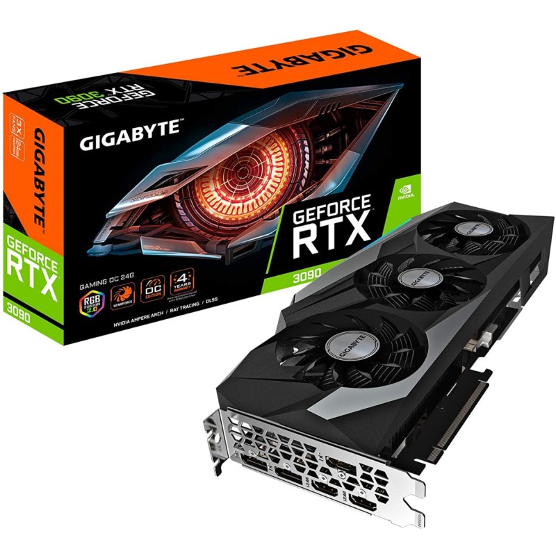 GIGABYTE RTX 3090 GAMING OC WINDFORCE 24GB 384-bit GDDR6X GIGABYTE RTX 3090 GAMING OC WINDFORCE 24GB 384-bit GDDR6X