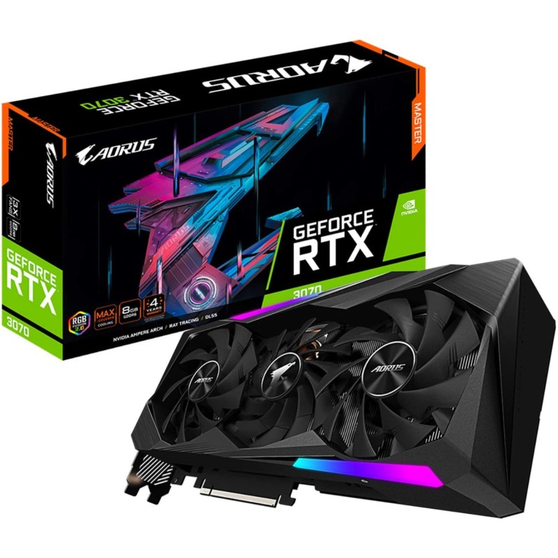 Gigabyte AORUS GeForce RTX 3070 MASTER Gigabyte AORUS GeForce RTX 3070 MASTER