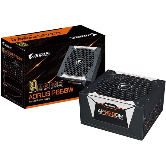 Gigabyte GP-AP850GM-UK Aorus P850W 850W 135mm Smart Fan 80 Plus Gold Fully Modular