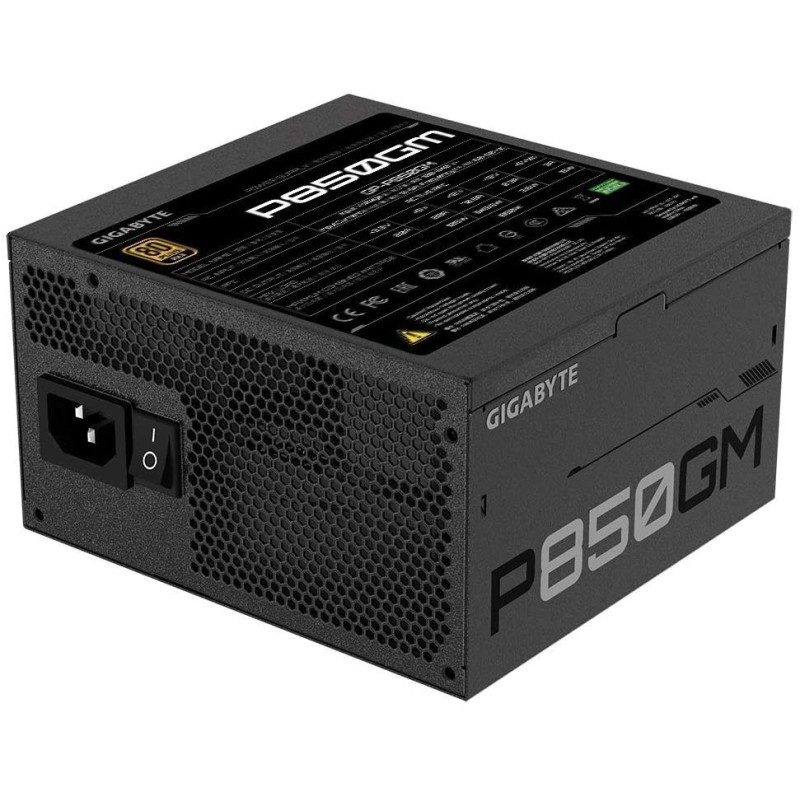 Gigabyte GP-P850GM (80 Plus Gold 850W, Modular, Smart Fan, Smart Power Protection Gigabyte GP-P850GM (80 Plus Gold 850W, Modular, Smart Fan, Smart Power Protection