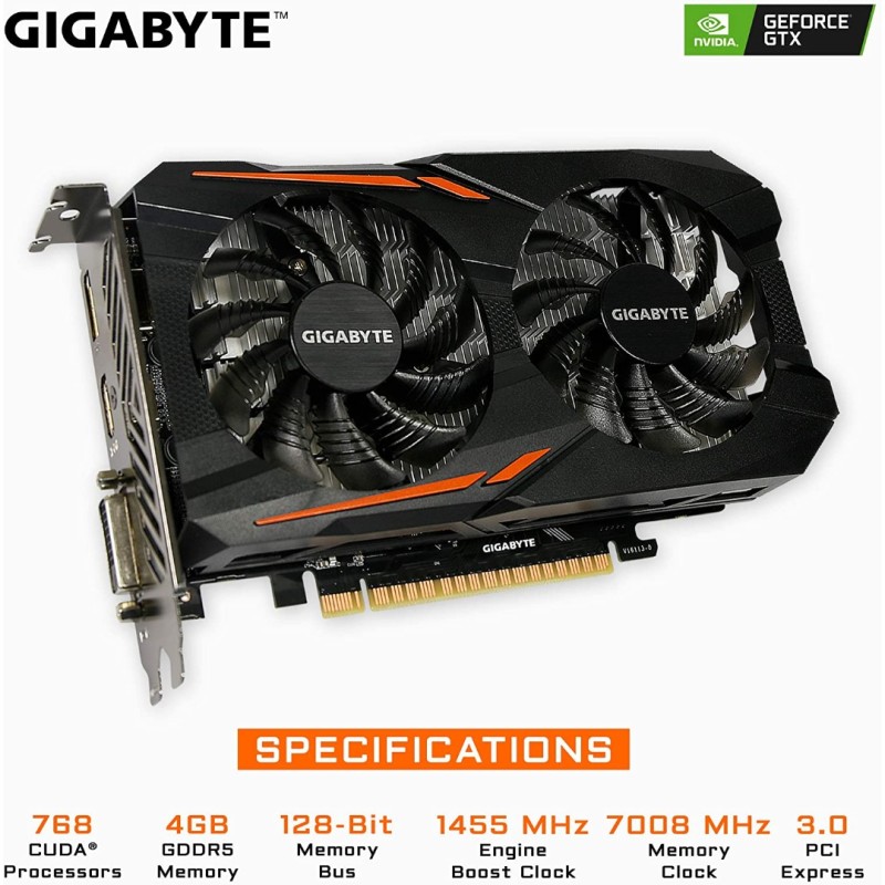 Gigabyte Geforce GTX 1050 Ti OC 4GB GDDR5 Gigabyte Geforce GTX 1050 Ti OC 4GB GDDR5