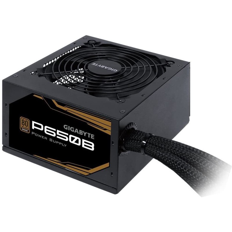 Gigabyte P650B 80 Plus Bronze 650W, Quiet HYB Fan, Active Power Protection Gigabyte P650B 80 Plus Bronze 650W, Quiet HYB Fan, Active Power Protection