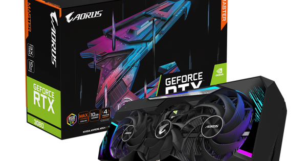 Gigabyte AORUS GeForce RTX™ 3080 MASTER 10G D6X - AORUS GeForce RTX™ 3080  MASTER 10G