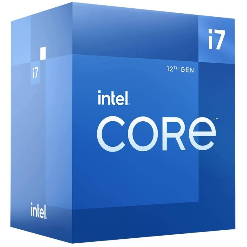 Intel CPU Core i7-12700 / 12/20 / 2.1GHz / 4.9 Ghz Intel CPU Core i7-12700 / 12/20 / 2.1GHz / 4.9 Ghz