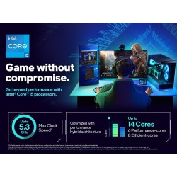 Intel Core i5-14600K 14 cores (6 P-cores & 8 E-cores), Integrated Graphics - Unlocked