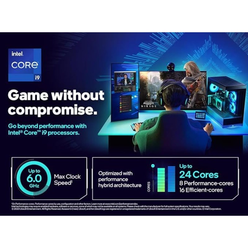 Intel Core i9-14900K 24 cores (8 P-cores & 16 E-cores), Integrated Graphics - Unlocked Intel Core i9-14900K 24 cores (8 P-cores & 16 E-cores), Integrated Graphics - Unlocked