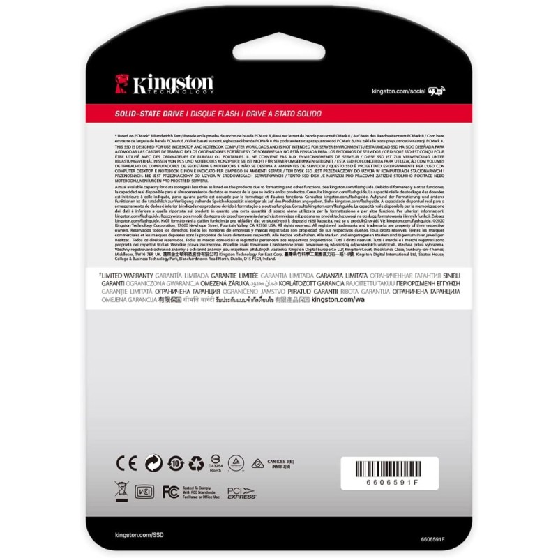 Kingston NV1 NVMe PCIe SSD 500GB Kingston NV1 NVMe PCIe SSD 500GB