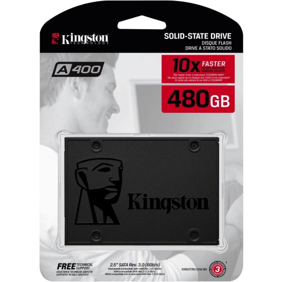 Kingston 480GB A400 SATA 3 2.5