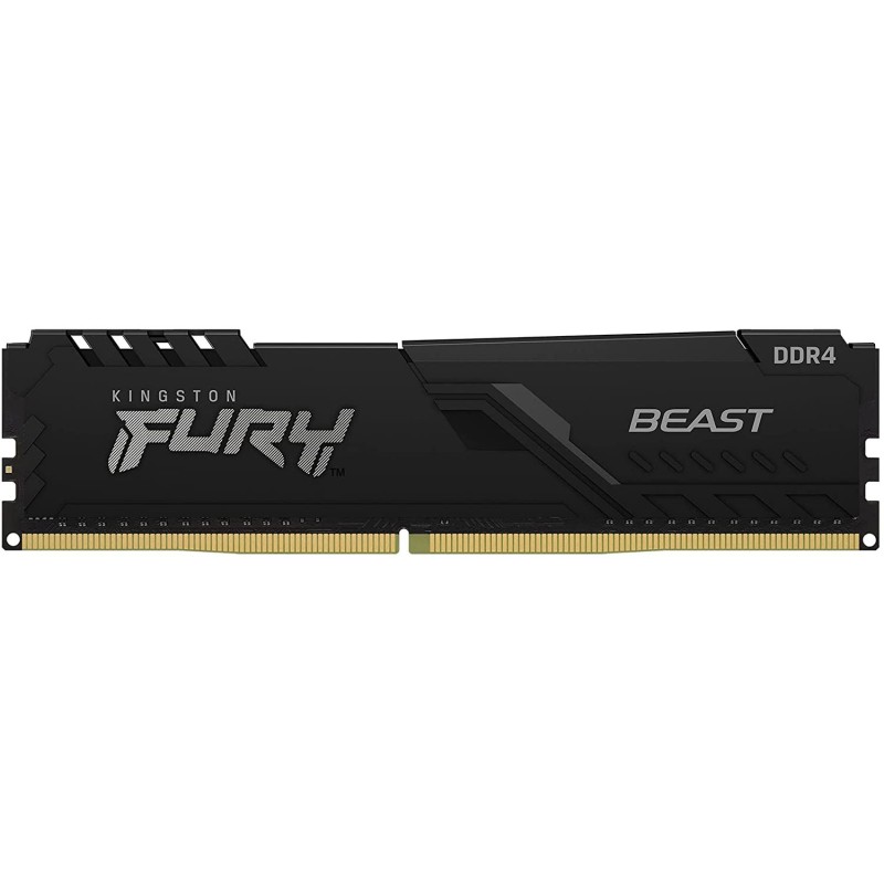 Kingston FURY Beast 16GB 3200MHz DDR4 CL16 Desktop Memory Single Stick KF432C16BB/16, Black Kingston FURY Beast 16GB 3200MHz DDR4 CL16 Desktop Memory Single Stick KF432C16BB/16, Black
