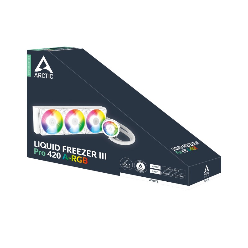 Arctic Liquid Freezer III PRO 420 A- RGB WHITE Arctic Liquid Freezer III PRO 420 A- RGB WHITE