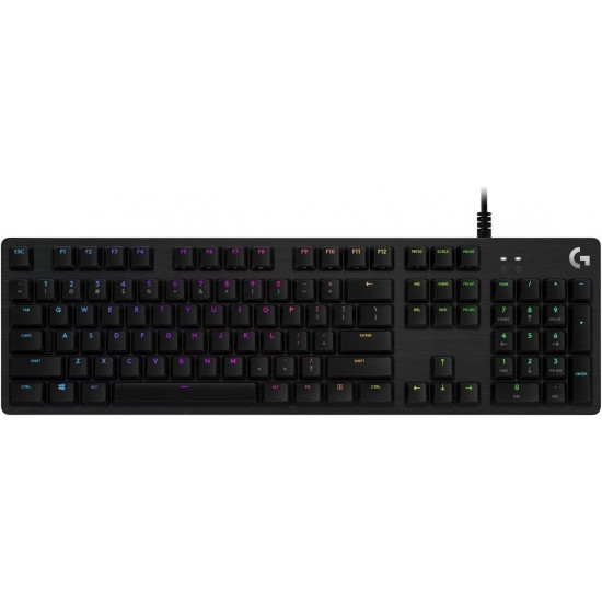 Logitech G512 Mechanical Gaming Keyboard Special Edition,RGB Lightsync Backlit Keys,GX Blue Clicky Key