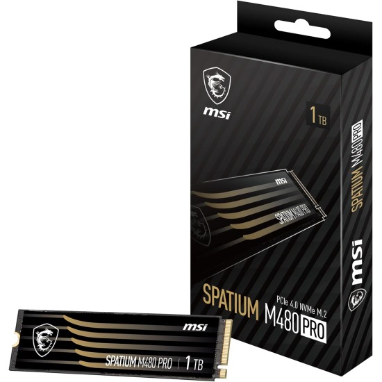 MSI SPATIUM M480 PRO PCIe 4.0 NVMe M.2 1TB