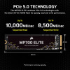 CORSAIR MP700 ELITE 1TB M.2 NVMe PCIe Gen. 5 x4 SSD CORSAIR MP700 ELITE 1TB M.2 NVMe PCIe Gen. 5 x4 SSD