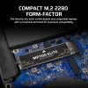 CORSAIR MP700 ELITE 1TB M.2 NVMe PCIe Gen. 5 x4 SSD CORSAIR MP700 ELITE 1TB M.2 NVMe PCIe Gen. 5 x4 SSD