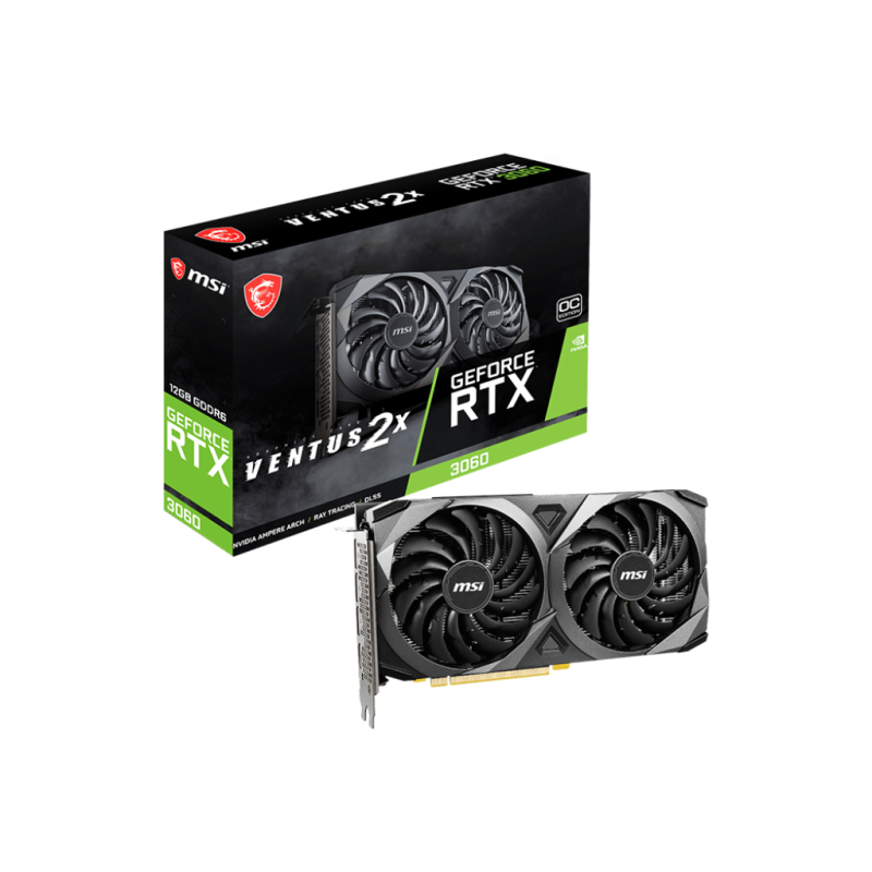MSI GeForce RTX™ 3060 VENTUS 2X 12G OC MSI GeForce RTX™ 3060 VENTUS 2X 12G OC