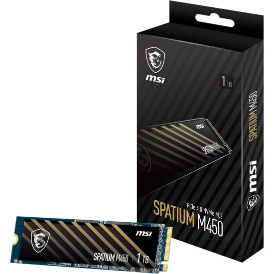 MSI SPATIUM M450 PCIe 4.0 NVMe M.2 1TB