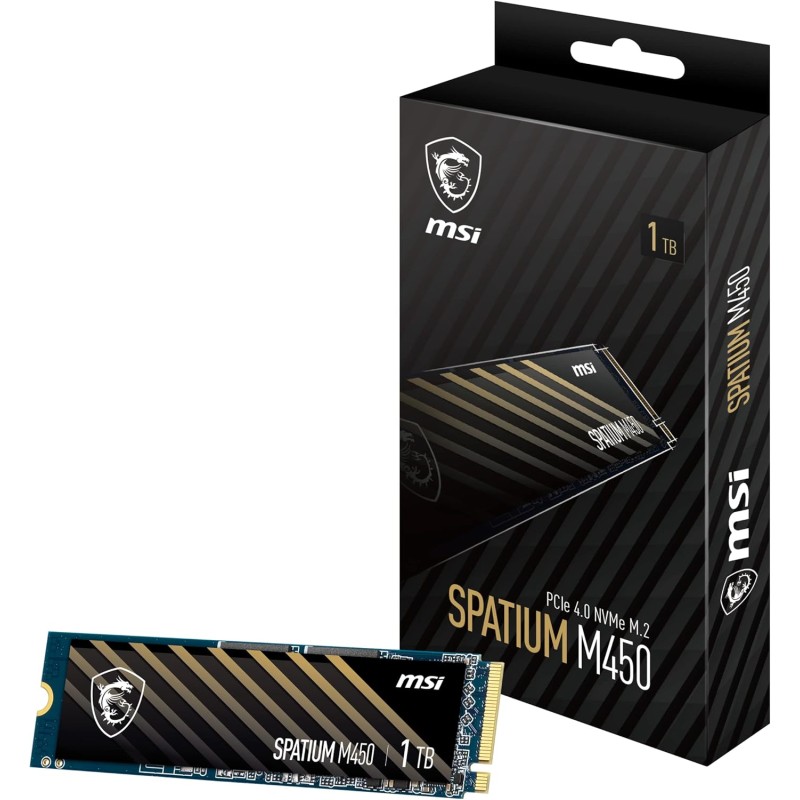 MSI SPATIUM M450 PCIe 4.0 NVMe M.2 1TB MSI SPATIUM M450 PCIe 4.0 NVMe M.2 1TB