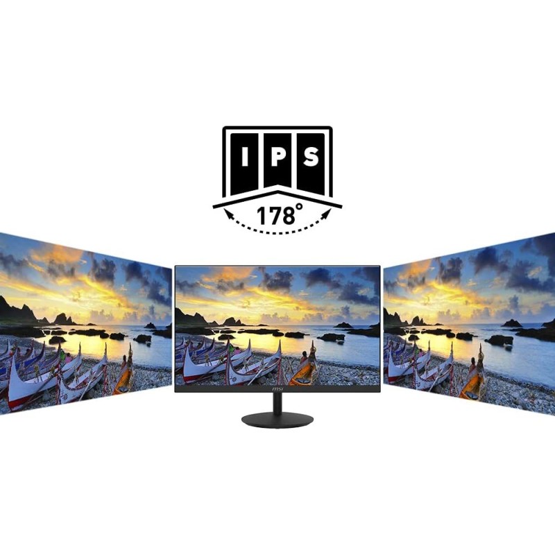 MSI Pro MP271, 27", 1920 x 1080 (FHD), IPS, 75Hz, TUV Certified Eyesight Protection, 5ms, HDMI, Tilt MSI Pro MP271, 27", 1920 x 1080 (FHD), IPS, 75Hz, TUV Certified Eyesight Protection, 5ms, HDMI, Tilt