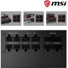 MSI MPG A750GF EU Plug PSU 750 W, 80 Plus Gold Certified, Fully Modular, 100% Japanese Capacitor, Flat Cables, ATX Power Supply Unit, EU Powercord, Black MSI MPG A750GF EU Plug PSU 750 W, 80 Plus Gold Certified, Fully Modular, 100% Japanese Capacitor, Flat Cables, ATX Power Supply Unit, EU Powercord, Black