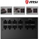 MSI MPG A750GF EU Plug PSU 750 W, 80 Plus Gold Certified, Fully Modular, 100% Japanese Capacitor, Flat Cables, ATX Power Supply Unit, EU Powercord, Black