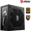 MSI MPG A750GF EU Plug PSU 750 W, 80 Plus Gold Certified, Fully Modular, 100% Japanese Capacitor, Flat Cables, ATX Power Supply Unit, EU Powercord, Black MSI MPG A750GF EU Plug PSU 750 W, 80 Plus Gold Certified, Fully Modular, 100% Japanese Capacitor, Flat Cables, ATX Power Supply Unit, EU Powercord, Black