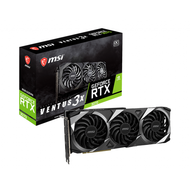 MSI GeForce RTX™ 3070 VENTUS 3X OC MSI GeForce RTX™ 3070 VENTUS 3X OC