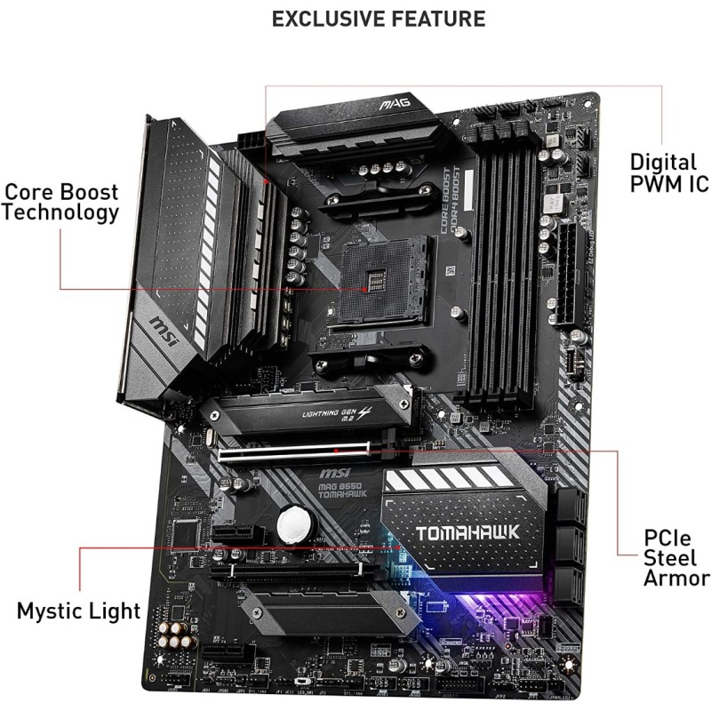 MSI MAG B550 TOMAHAWK MSI MAG B550 TOMAHAWK